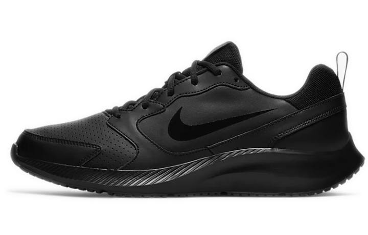 Nike Nike Todos Textile, Leather Slip Resistant Lightweight Non slip Lightweight Low top Casual Running Shoes Unisex Black