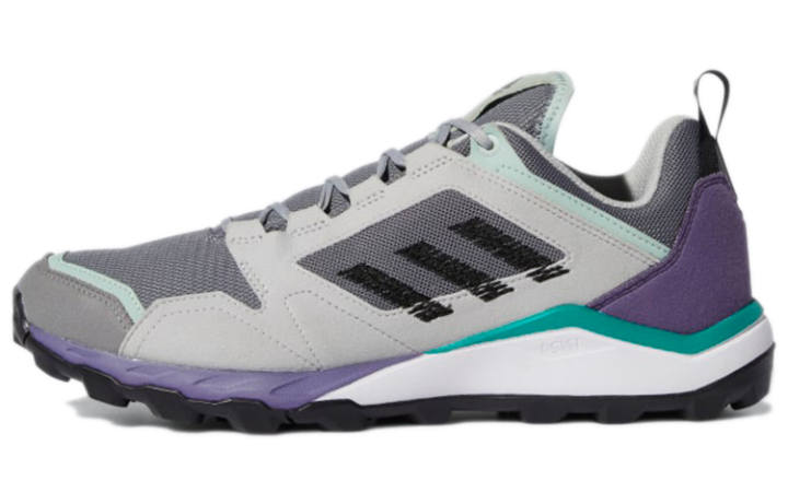 Adidas Adidas Terrex Agravic Running Shoes Men's Low Top Gray/Black/Purple