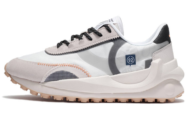 Li-Ning Li Ning Versatile Suede, Textile, Synthetic Leather Abrasion Resistant Breathable Low top Running Shoes Women's