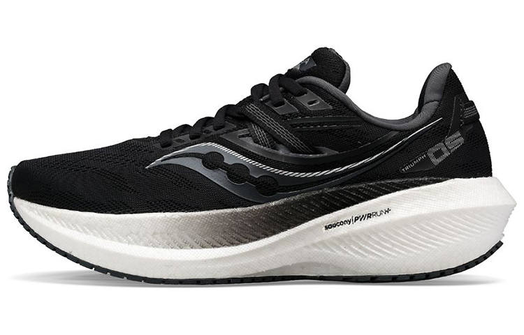 saucony Women's Triumph 20 Wide 'Black White'