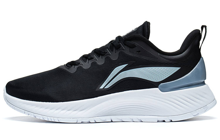 Li-Ning Li Ning YueYing Element Lace Up Textile, TPU Abrasion Resistant Breathable Rebound Low top LIGHT FOAM Running Shoes