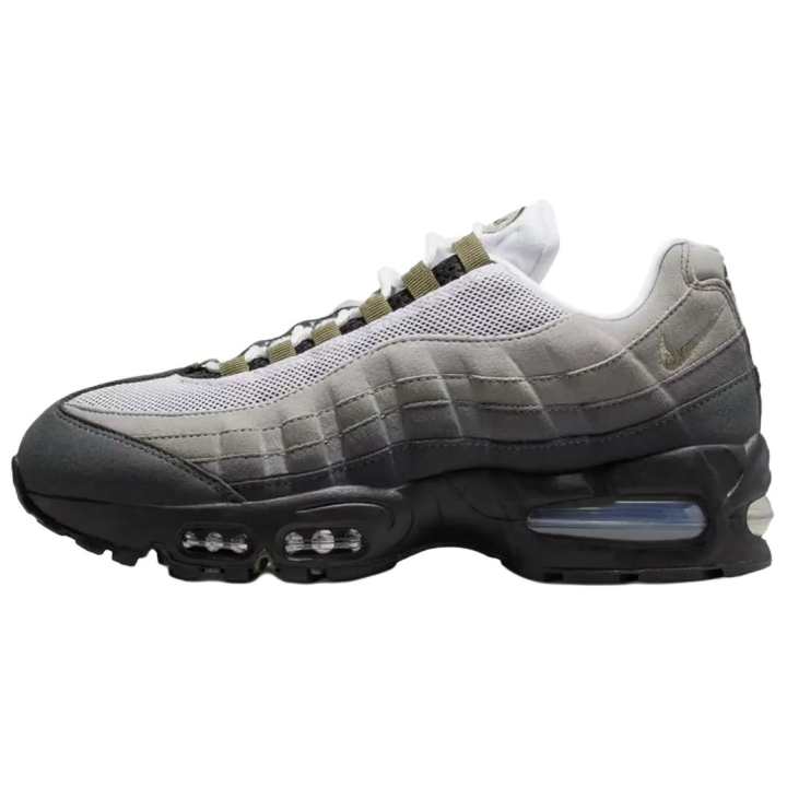 Nike Nike Air Max 95 Casual Running Shoes Unisex White Gray