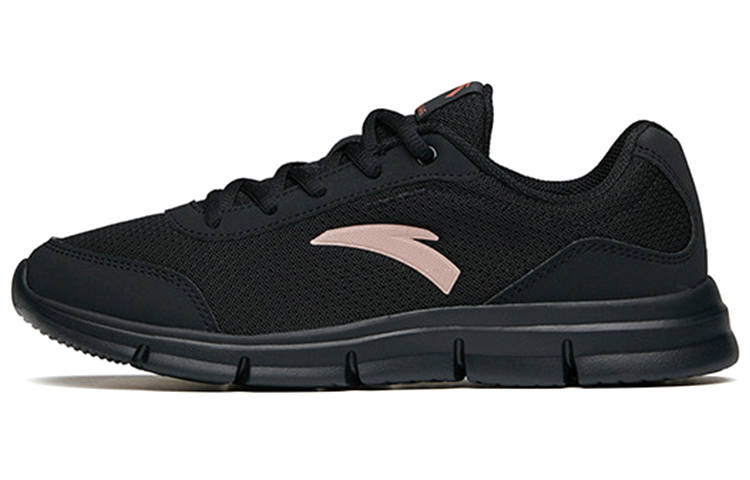 Anta Running Collection Slip Resistant, Abrasion Resistant, Breathable, Lightweight Low top Running Shoes Women's Black