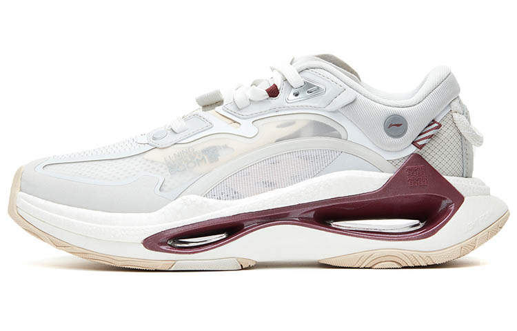 Li-Ning Li Ning Exceed Infinity Running Shoes Men's Low Top White/Gray/Red