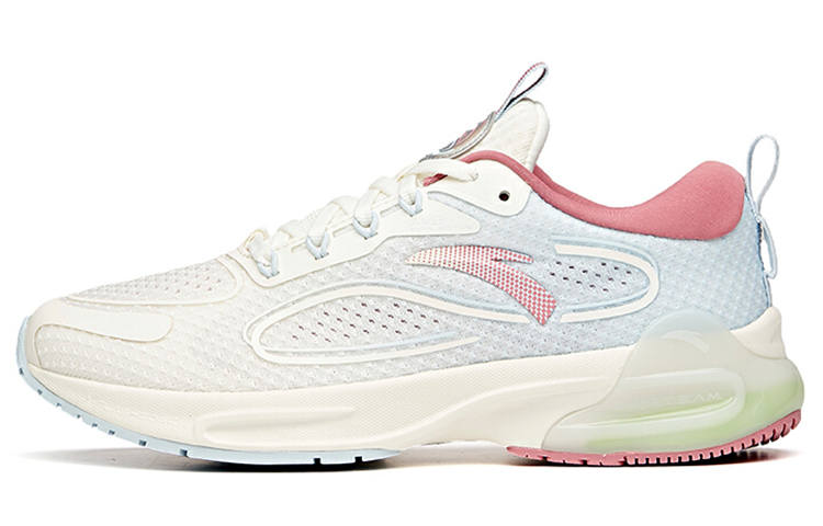 ANTA Tron 1.0 Running Shoes Women's Low Top Ivory White/Light Azure