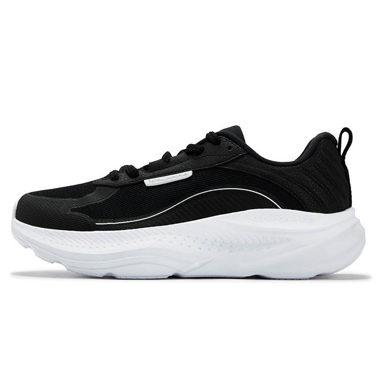 361° Star Leap Cushioning, Wear Resistant Low top Casual Running Shoes Men's Black White