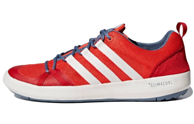 Adidas Adidas Terrex CC Boat Slip Resistant Low top Outdoor Shoes Unisex Red White