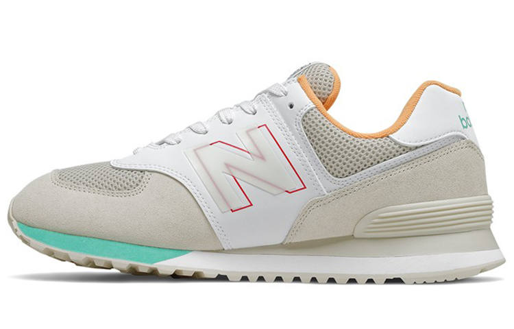 New Balance New Balance NB 574 Low top Running Shoes Men's White Umber
