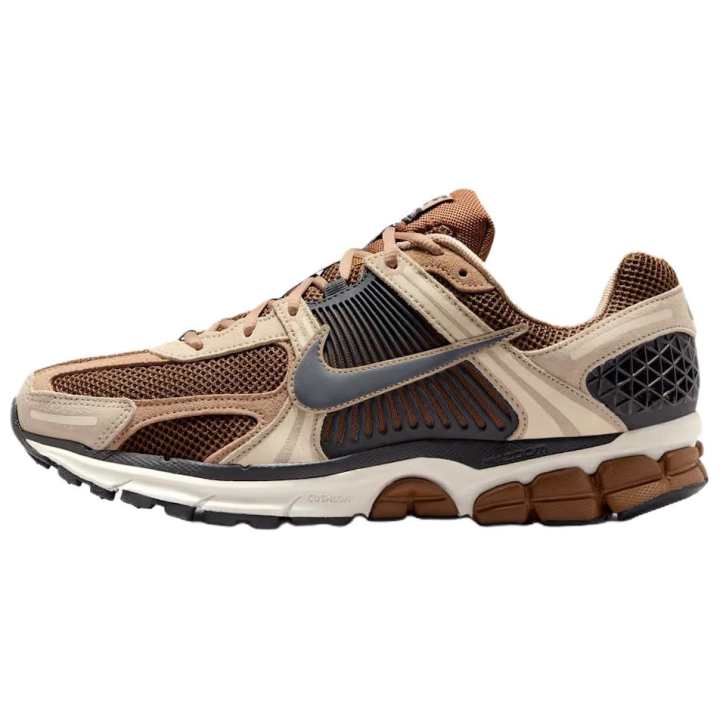 Nike Nike Zoom Vomero 5 Breathable Support Lightweight Low top Casual Running Shoes Men's Brown