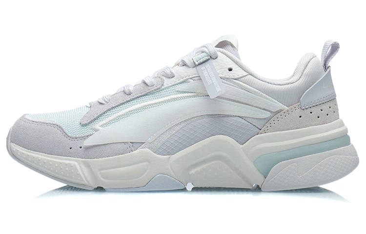 Li-Ning Li Ning Textile, Synthetic Leather Soft Cushioning Breathable Abrasion Resistant Slip Resistant Low top Running Shoes