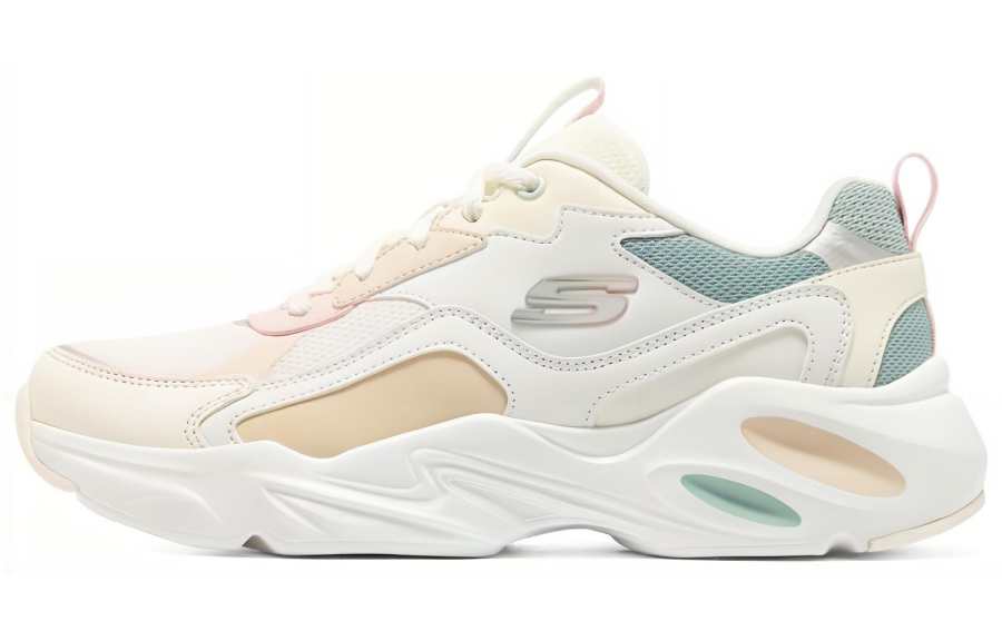 Skechers Stamina Airy 'White Green Cream Yellow Pink' Women's