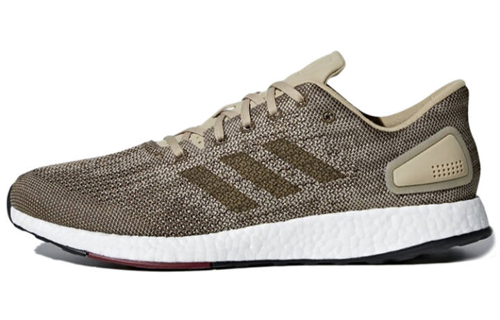 Adidas Adidas Pure Boost 2017 Non slip Lightweight Low top Running Shoes Unisex Brown