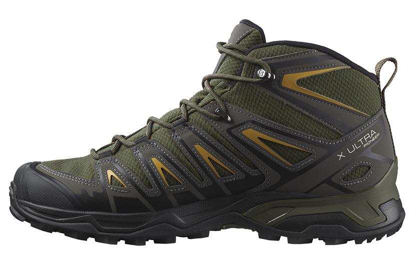 SALOMON X Ultra Pioneer X Ultra Pioneer MID CSWP Mesh Fashion Slip Resistant Abrasion Resistant Mid top Outdoor Shoes