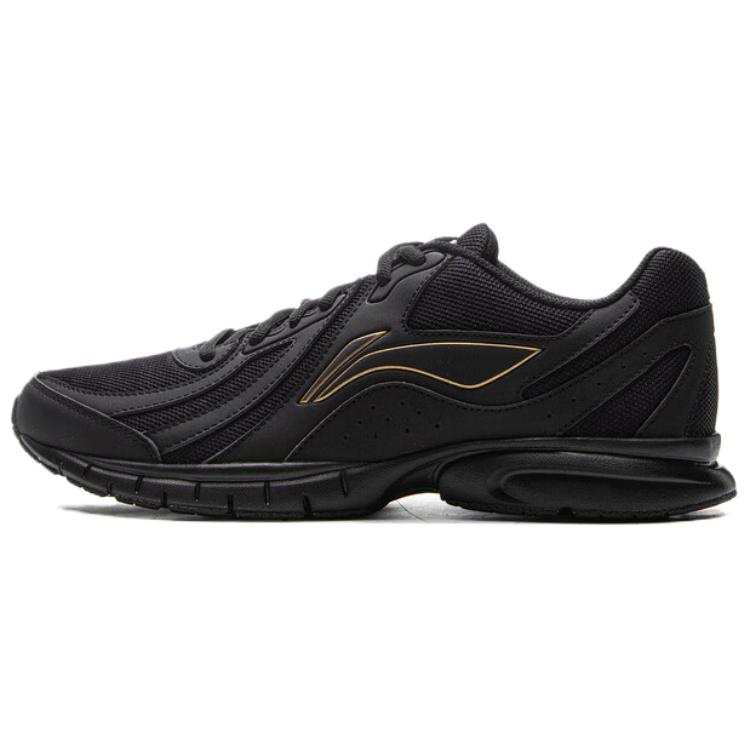 Li-Ning Li Ning Zero March 7th Breathable Low top Running Shoes Men's Black Gold