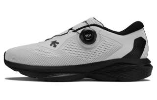 DESCENTE RUNNING Abrasion Resistant Breathable Low top Running Shoes Women's Gray Black