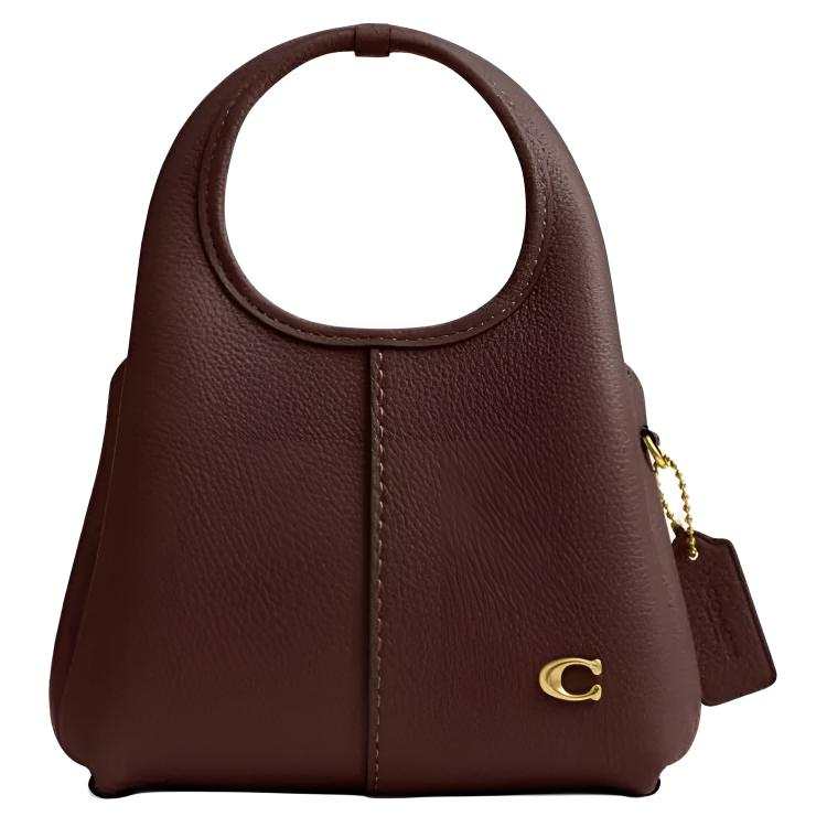 COACH COACH Lana Leather Handbag Small Women's Maple