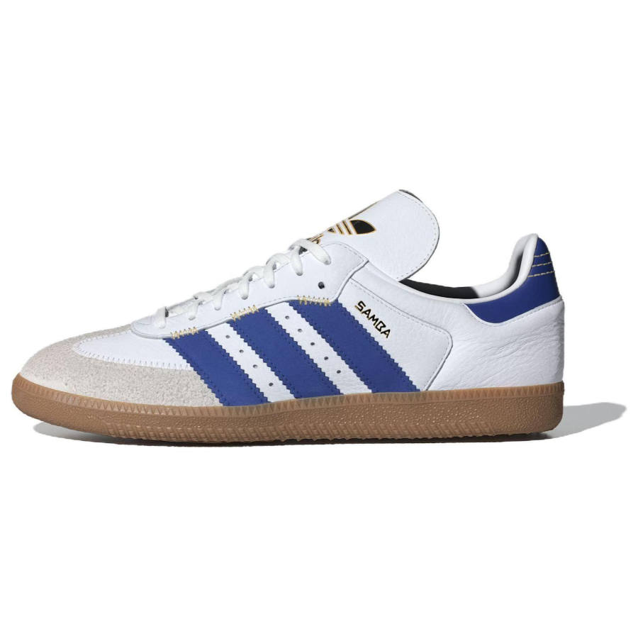 adidas originals Samba OG Oversized Logo White Semi Lucid Blue