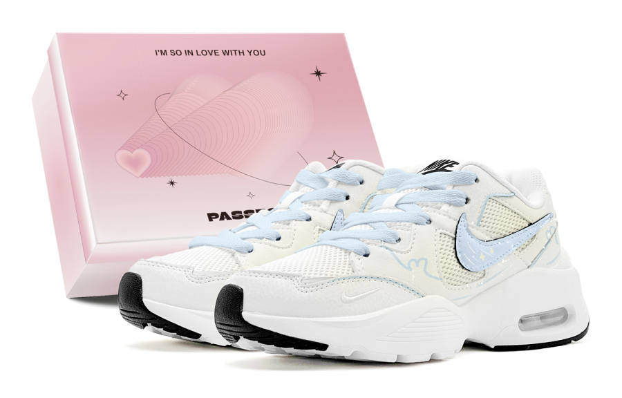 Nike Nike Air Max Fusion Abrasion Resistant Abrasion Resistant Low top Running Shoes Women's Blue Yellow