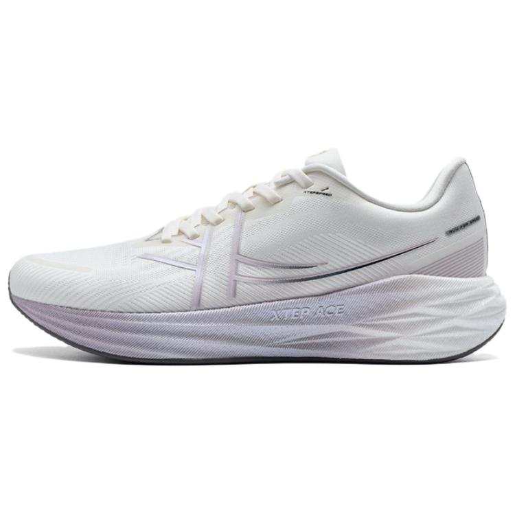 XTEP Cushioning, Wear Resistant Low top Running Shoes Women's White Purple