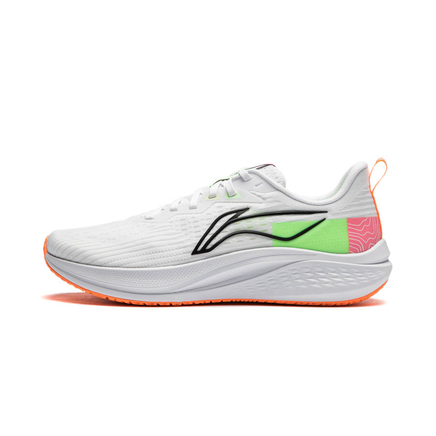 Li-Ning Li Ning Red Hare 7 Low top Marathon Training Running Shoes Men's White Green