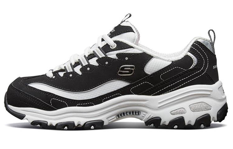 Skechers D'lites Sports Shoes Gs BlackWhite 'Black White' Women's