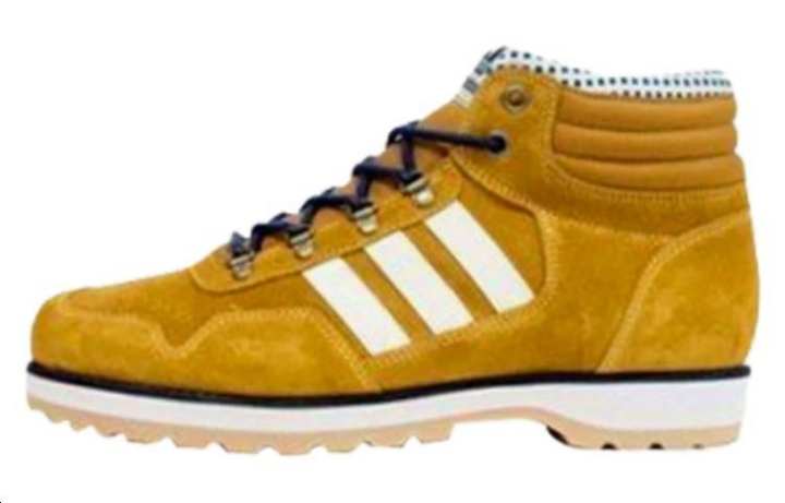 Adidas Adidas Hike Abrasion Resistant Cushioning Short Outdoor Boots Unisex Yellow