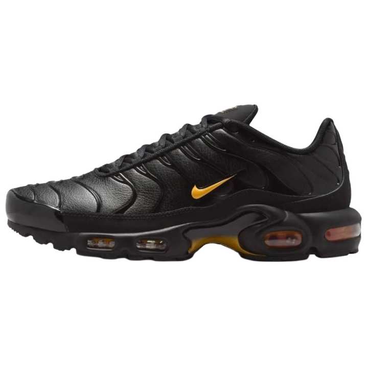 Nike Nike Air Max Plus Reflective Running Shoes Unisex Black Yellow