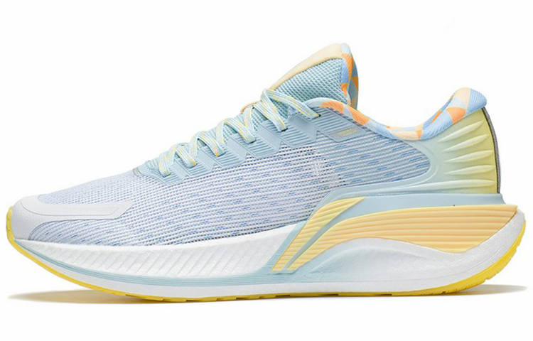 Li-Ning Li Ning YueYing 2.0 Pro Running Shoes Women's Low Top Standard White/Light Ice Blue/Yellow