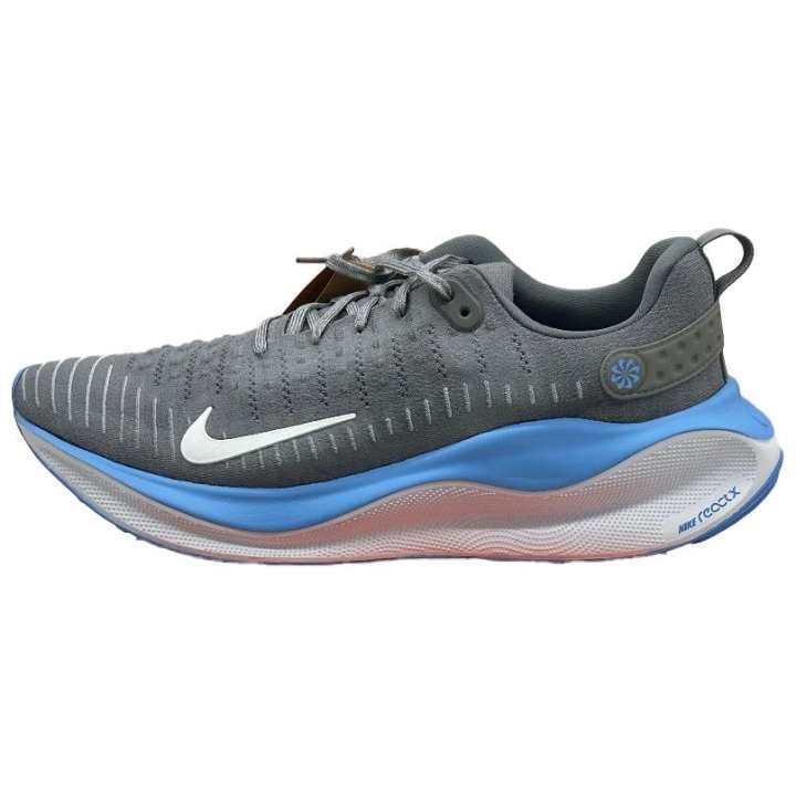 Nike Nike Reactx Infinity 4 Comfortable Slip Resistant Abrasion Resistant Low top Casual Running Shoes Unisex Gray Blue