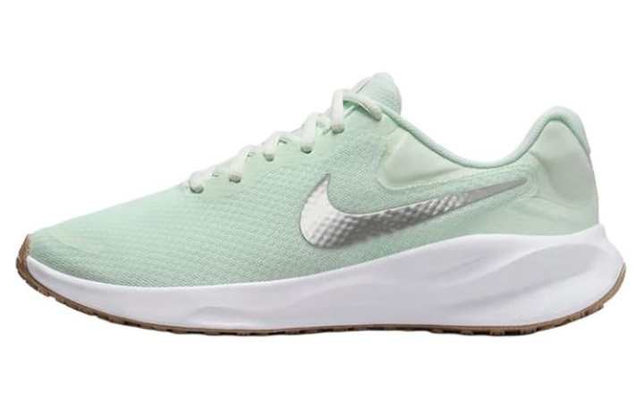 Nike Nike Revolution 7 Barely Green White Platinum Tint Metallic Silver Women's