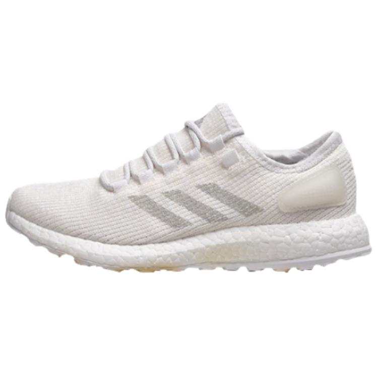 Adidas Adidas Pure Boost Clima Slip Resistant Abrasion Resistant Low top Running Shoes Unisex Gray White