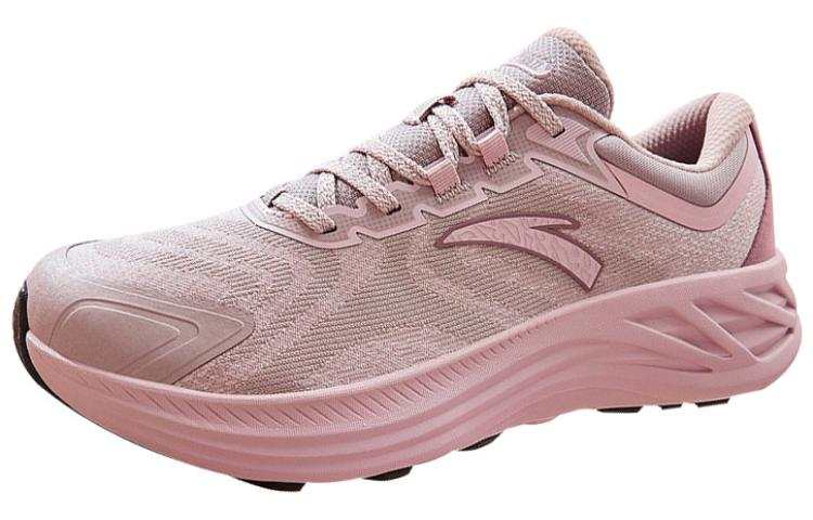 Anta Cushioning, Wear Resistant Low top Running Shoes Women's Pink Gray