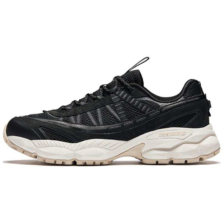 Anta Cushioning, Wear Resistant Low top Running Shoes Men's Black Gray