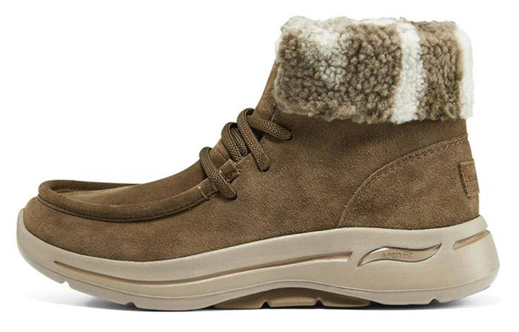 Skechers Go Walk Arch Fit Vintage Ankle Boots Women's Brown