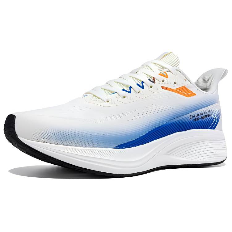 361° Slip Resistant Abrasion Resistant Low top Running Shoes Men's White Blue