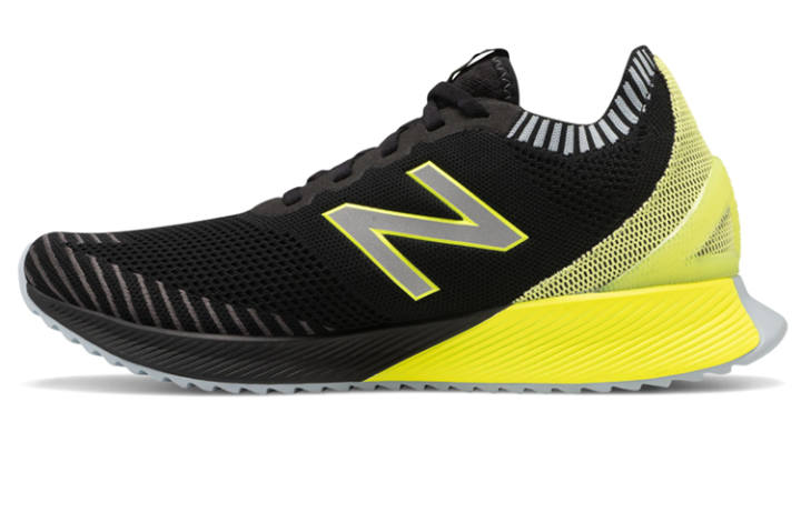 New Balance New Balance NB FuelCell Echo Mesh Cushioning Low top Running Shoes Men's Black Yellow D Width