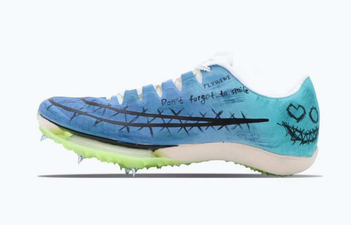 Nike Nike Air Zoom Maxfly Cushioning Low top Sprint Running Shoes Unisex Blue
