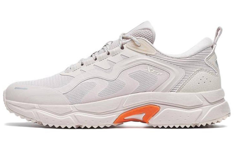XTEP Dust Free 1.0 Cushioning Rebound Abrasion Resistant Slip Resistant Low top Running Shoes Men's Ivory White