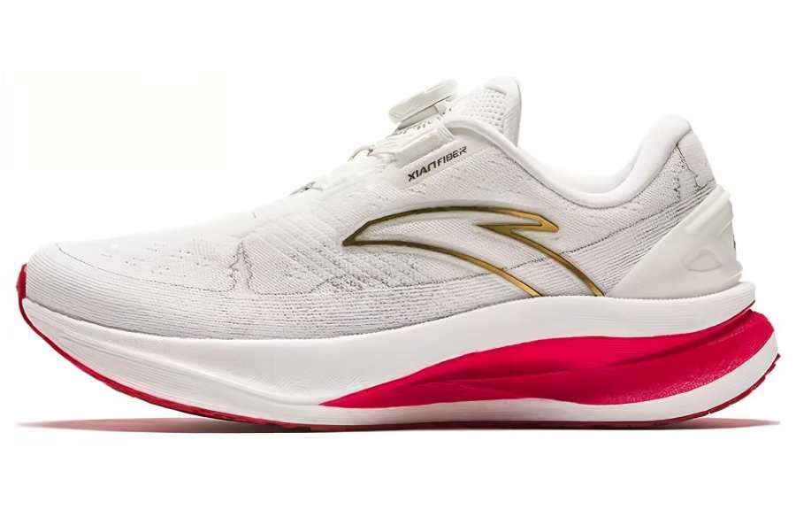 Anta Champion 2 Pro Slip Resistant Abrasion Resistant Low top Running Shoes Men's White Red
