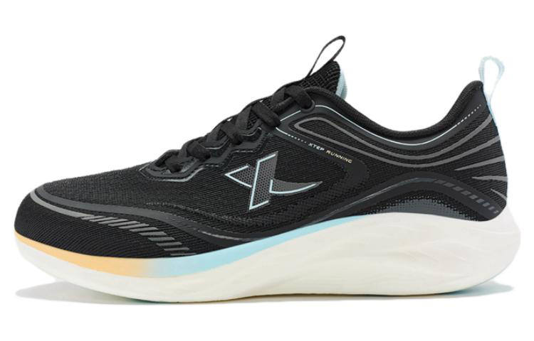 XTEP Lighten 7.0 Fabric Cushioning Slip Resistant Abrasion Resistant Breathable Low top Running Shoes Women's Black