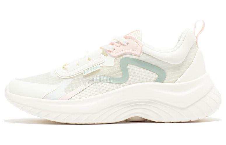 361° Casual Slip Resistant Abrasion Resistant Low top Running Shoes Women's White Pink