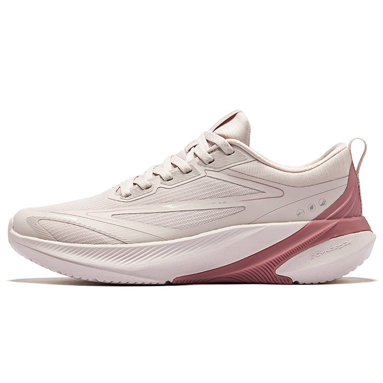 Erke Cushioning Rebound Low top City Commuting Running Shoes Women's Painted Gray Lip Stain
