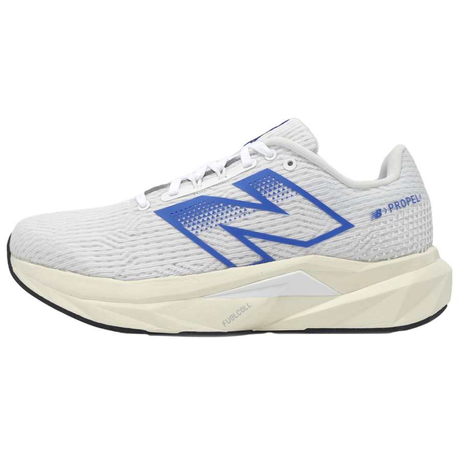 New Balance New Balance FuelCell Propel V5 Breathable Support Running Shoes Unisex White Blue