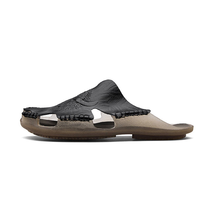 CANUVEN Rubber Sole PVC Polyvinyl Chloride Leather Patchwork Odor Resistant Abrasion Resistant
