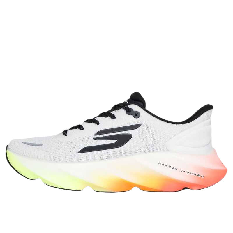 Skechers SKX Aero Burst Breathable Lightweight Support Cushioning Balance Low top Running Shoes Men's White