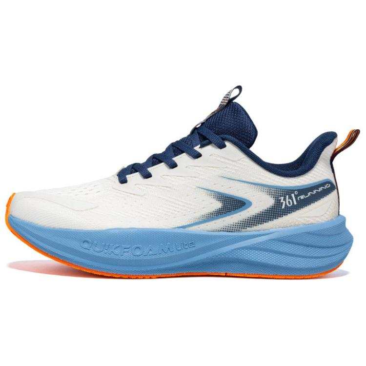 361° Surge Float 1.0 Low top Casual Sprint Running Shoes Men's Beige Blue