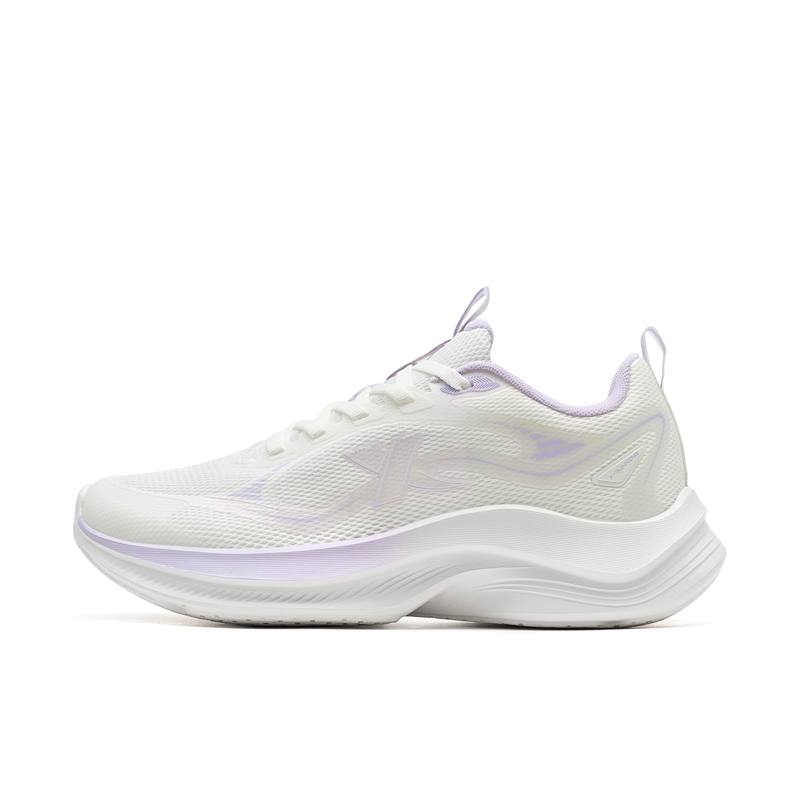 XTEP Feather Low top Casual Training City Commuting Running Shoes Women's Sail White Peony Purple