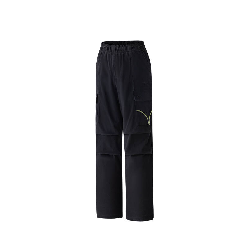 Anta Woven Sports Pants Women's Basic Black
