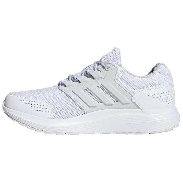 Adidas Adidas Galaxy 4 Fashion Slip Resistant Abrasion Resistant Low top Running Shoes Women's White