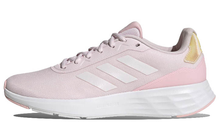 Adidas Adidas Start Your Run Fabric Cushioning Slip Resistant Abrasion Resistant Breathable Lightweight Low top Running Shoes